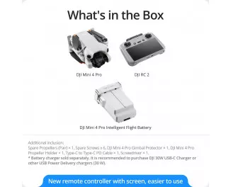 Квадрокоптер DJI Mini 4 Pro with RC 2 (CP.MA.00000732.01)