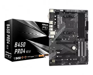 Материнская плата ASRock B450 Pro4 R2.0