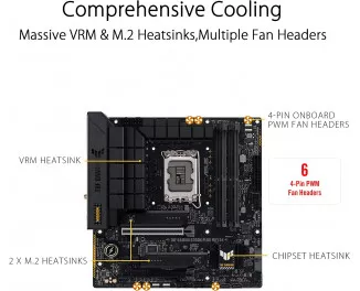 Материнская плата ASUS TUF GAMING B760M-PLUS WIFI D4