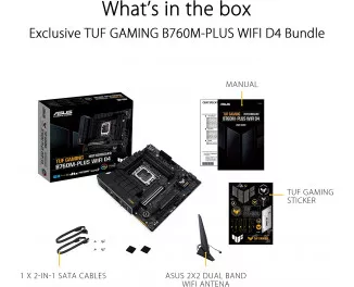 Материнская плата ASUS TUF GAMING B760M-PLUS WIFI D4