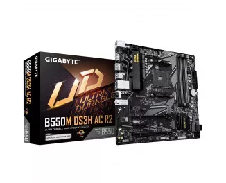 Материнська плата Gigabyte B550M DS3H AC R2