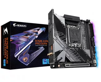 Материнская плата Gigabyte B760I AORUS PRO DDR4 (rev. 1.x)