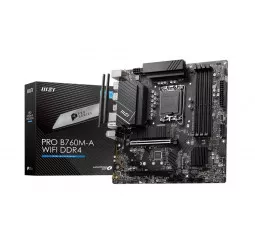 Материнская плата MSI PRO B760M-A WIFI DDR4