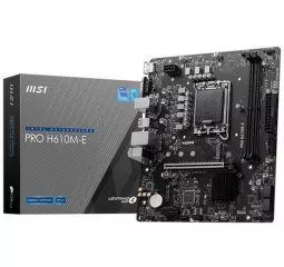 Материнская плата MSI PRO H610M-E