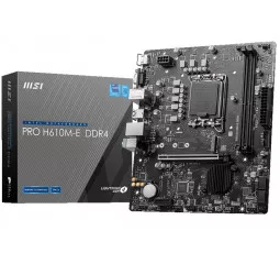 Материнская плата MSI PRO H610M-E DDR4