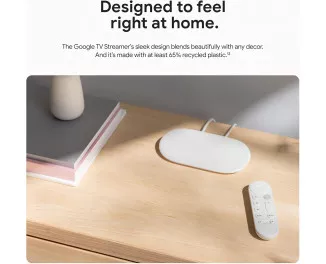Медіаплеєр Google TV Streamer 4K Porcelain (GA05662-US)