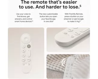 Медіаплеєр Google TV Streamer 4K Porcelain (GA05662-US)