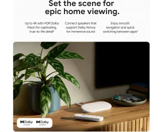 Медіаплеєр Google TV Streamer 4K Porcelain (GA05662-US)