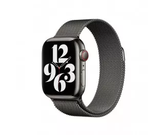 Металлический ремешок для Apple Watch 38/40/41mm Apple Milanese Loop Graphite (MTJM3)