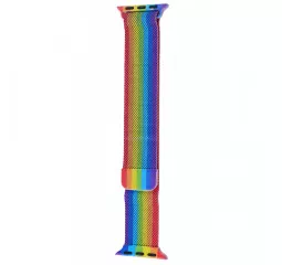 Металлический ремешок для Apple Watch 38/40 mm Milanese Loop Pride