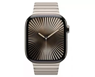 Металлический ремешок для Apple Watch 44/45/46 mm Apple Link Bracelet Natural (MXMF3)