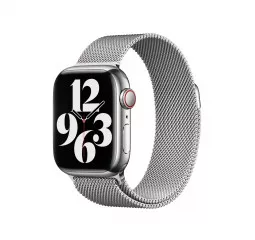 Металлический ремешок для Apple Watch 44/45/46 mm Apple Milanese Loop Silver (MTJR3)
