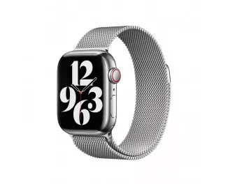 Металлический ремешок для Apple Watch 44/45/46 mm Apple Milanese Loop Silver (MTJR3)