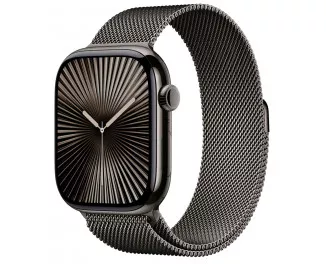 Металлический ремешок для Apple Watch 44/45/46mm Apple Milanese Loop Slate - S/M (MC7L4)