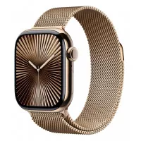 Металлический ремешок для Apple Watch 46mm Apple Milanese Loop Gold - S/M (MC7K4, MGJ44)