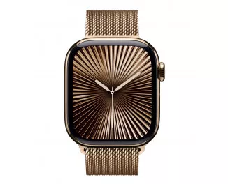 Металевий ремінець для Apple Watch 46mm Apple Milanese Loop Gold - S/M (MC7K4)