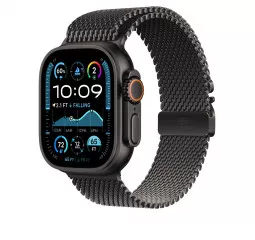 Металлический ремешок для Apple Watch Ultra 49mm Apple Milanese Loop Black Titanium - Small (MXKF3)