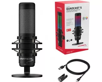 Микрофон HyperX QuadCast S (HMIQ1S-XX-RG/G)