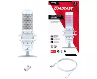 Микрофон HyperX QuadCast S White (519P0AA)