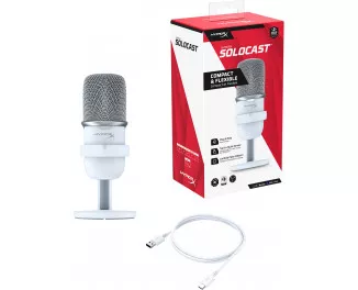 Микрофон HyperX SoloCast White (MIK-HYX-007)