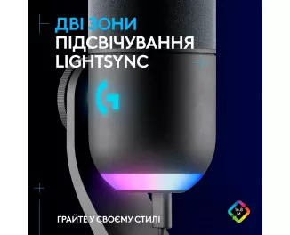 Мікрофон Logitech Yeti GX Dynamic RGB Black (988-000569)
