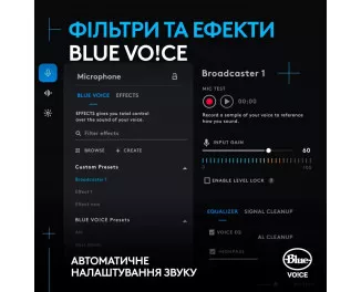 Мікрофон Logitech Yeti GX Dynamic RGB Black (988-000569)