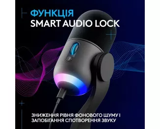 Мікрофон Logitech Yeti GX Dynamic RGB Black (988-000569)
