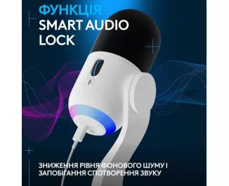 Мікрофон Logitech Yeti GX Dynamic RGB Off White (988-000576)
