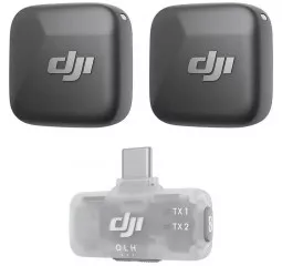 Микрофонная радиосистема DJI Mic Mini Mobile Version (2 TX + 1 Mobile RX) (CP.RN.00000458.01)