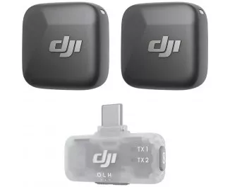 Микрофонная радиосистема DJI Mic Mini Mobile Version (2 TX + 1 Mobile RX) (CP.RN.00000458.01)