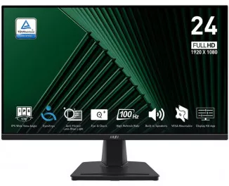 Монитор MSI PRO MP245G (9S6-3PC1CM-004) Black