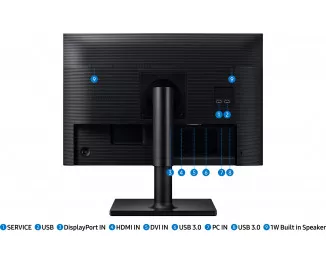 Монитор Samsung F24T450FQI (LF24T450GYIXCI) Black