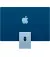 Моноблок Apple iMac 24 2021 M1 (8CPU/8GPU) 8/512Gb Blue (MGPL3)