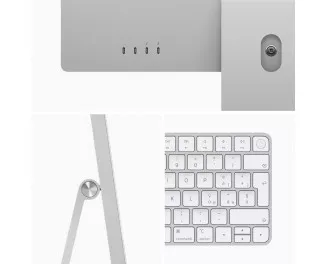 Моноблок Apple iMac 24 2021 M1 (8CPU/8GPU) 8/512Gb Silver (MGPD3)