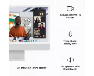 Моноблок Apple iMac 24 M3 16/256GB Silver (Z1950001Z)