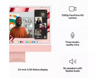 Моноблок Apple iMac 24 M3 8/256GB Pink (MQRT3UA/A)