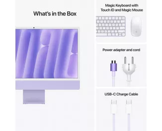 Моноблок Apple iMac 24 M4 2024 24/512GB Purple with Nano-texture Glass (Z1EU000BG)
