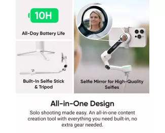 Монопод-стабилизатор Insta360 Flow 2 Pro Gray (CINSABQB-G)