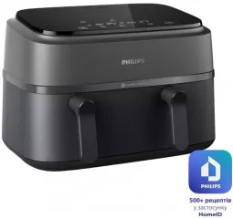 Мультипечь (аэрофритюрница) PHILIPS Ovi Dual Series 3000 NA350/03