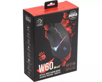 Мышь A4tech Bloody W60 Max Stone black
