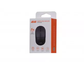 Мышь беспроводная 2E MF218 Silent WL Black (2E-MF218WBK)