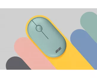 Миша бездротова 2E MF300 Silent WL/BT Ashen Green (2E-MF300WGN)