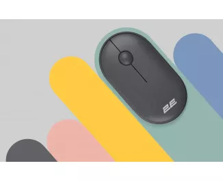 Миша бездротова 2E MF300 Silent WL/BT Graphite Black (2E-MF300WBK)