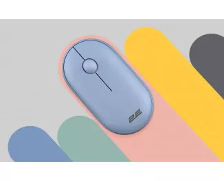 Миша бездротова 2E MF300 Silent WL/BT Stone Blue (2E-MF300WBL)