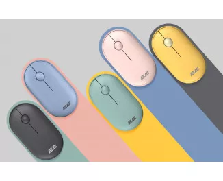 Миша бездротова 2E MF300 Silent WL/BT Sunny Yellow