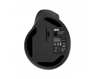 Миша бездротова 2E MF325 Silent WL/BT Black (2E-MF325WBK)
