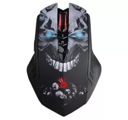Мышь беспроводная A4Tech R80 Plus Skul Black