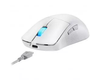 Миша бездротова ASUS ROG Harpe Ace Mini Wireless/Bluetooth/USB White (90MP03Z0-BMUA10)