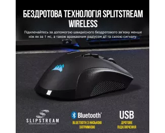 Миша бездротова Corsair Ironclaw Wireless RGB (CH-9317011-EU)