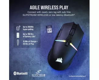 Мышь беспроводная Corsair Nightsabre Wireless (CH-931B011-EU)